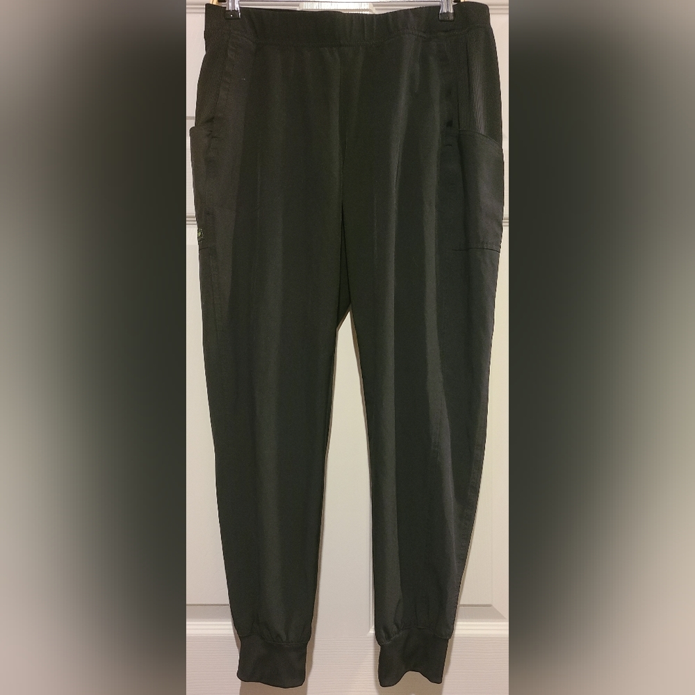 Koi Planet, Petie Large black jogger scrub pants